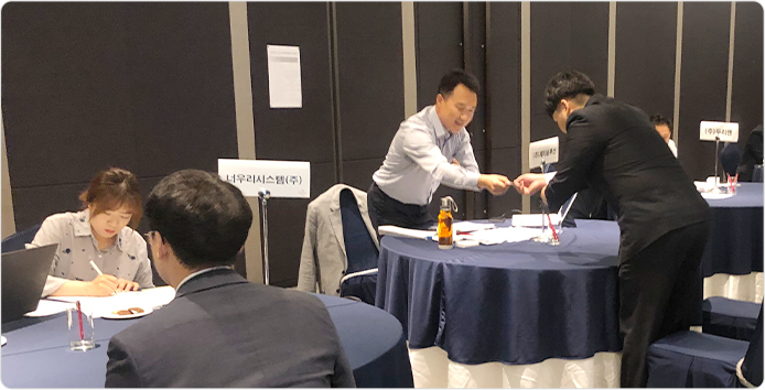 협약기업 대상 사전 인력 수요 조사를 통해훈련생과 취업 가능 기업을 사전에 매칭